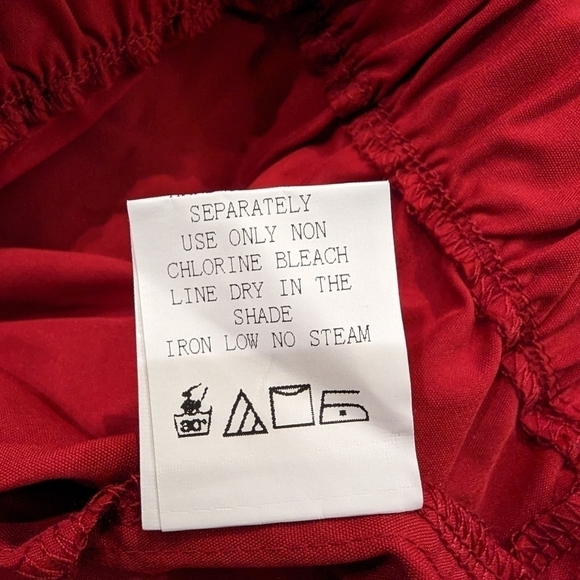 Shorts, Athletic Fit fast dry, Woman's Red Shorts, Plus Size 2x - Picture 7 of 7